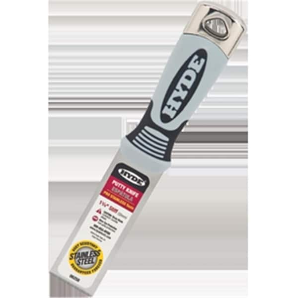 Hyde Industrial Blade Solutions 6258 1.25 in. Pro Stainless Stiff Putty